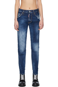 Dsquared2 - Blue Skinny Dan Jeans