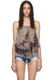Dsquared2 - Multicolor Silk Ophelia Tank Top