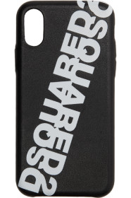 Dsquared2 - 黑色 Ecopelle iPhone XS 手机壳