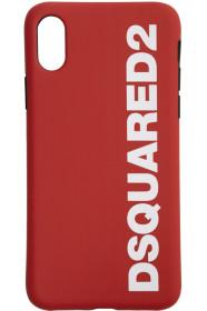 Dsquared2 - 红色徽标 iPhone X 手机壳