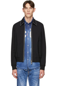 Dsquared2 - Blouson en laine légère noir