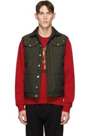 Dsquared2 - Veste matelassée en toile verte