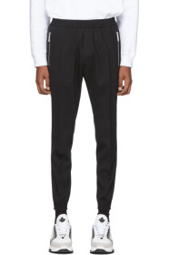 Dsquared2 - Pantalon noir Tropical Stretch Wool Jogger Fit