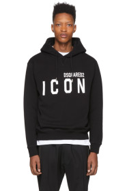 Dsquared2 - Pull à capuche noir 'Icon'