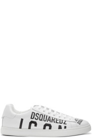 Dsquared2 - Baskets blanches et noires New Tennis