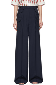 Rokh - Navy Patch Utility Trousers