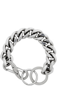 Martine Ali - Silver Cuban Link Bracelet