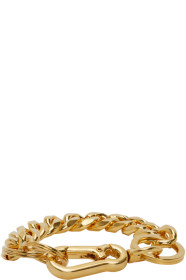 Martine Ali - SSENSE Exclusive Gold Cuban Link Bracelet