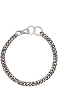 Martine Ali - Silver Curb Choker