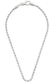 Martine Ali - Silver Layered Rope Chain Necklace