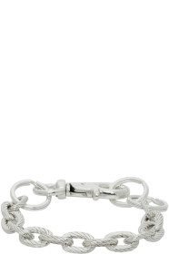 Martine Ali - Silver Twist Braid Bracelet