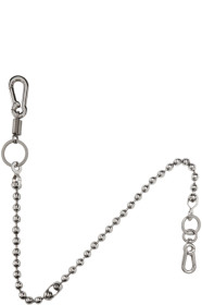 Martine Ali - Silver Coil Ball Wallet Chain