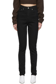 Helmut Lang - Black Femme Hi Spikes Jeans