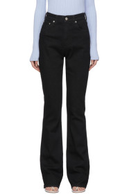 Helmut Lang - Black Femme Hi Bootcut Jeans