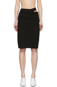 Helmut Lang - Black Jersey Skirt