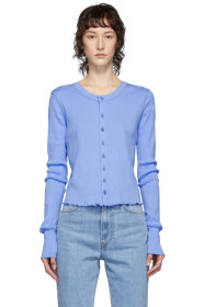 Helmut Lang - Cardigan bleu Femme