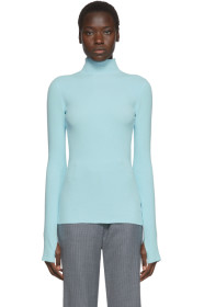 Helmut Lang - Blue Essential Turtleneck