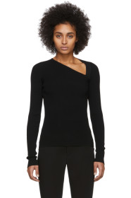 Helmut Lang - Black Raglan Pullover