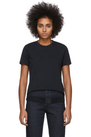 Helmut Lang - 黑色 Femme Belt T 恤