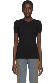 Helmut Lang - Black Double Layer T-Shirt