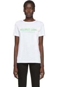 Helmut Lang - SSENSE 独家发售白色徽标 T 恤