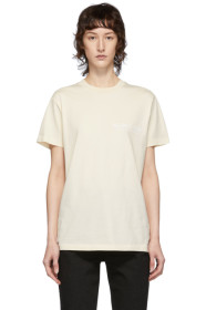 Helmut Lang - Off-White Standard Monogram T-Shirt