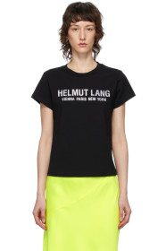 Helmut Lang - 黑色 Baby T 恤