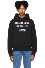 Helmut Lang - Pull à capuche noir Marc Hundley Standard