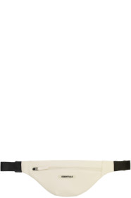 Essentials - Off-White Coated Canvas Waist Bag