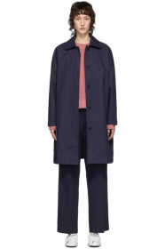 YMC - Navy Cocoon Coat