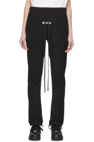 Essentials - Black Polar Fleece Lounge Pants