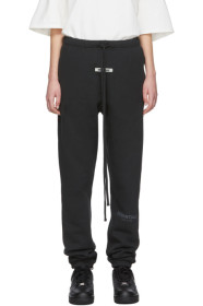 Essentials - Black Fleece Lounge Pants