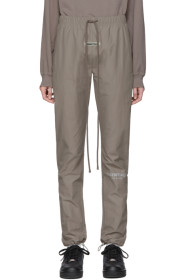 Essentials - Grey Nylon Track Pants