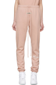 Essentials - Pink Fleece Reflective Lounge Pants