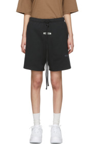 Essentials - Black Fleece Shorts