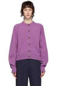 YMC - Cardigan mauve Ramona