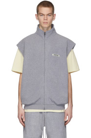 Essentials - Grey Polar Fleece Vest