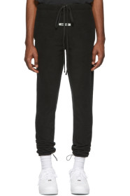 Essentials - Black Polar Fleece Lounge Pants