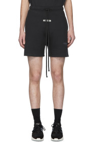 Essentials - Black Fleece Shorts