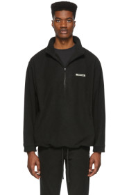 Essentials - Black Polar Fleece Sweater