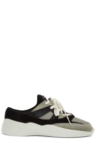 Essentials - Black & Grey Backless Sneakers