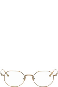 Matsuda - Lunettes en titane dorées M3086
