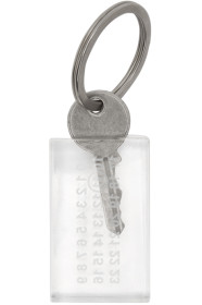 Maison Margiela - Porte-clés en résine argenté exclusif à SSENSE