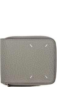 Maison Margiela - Grey Square Zip Wallet