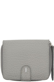 Maison Margiela - Portefeuille à glissière gris Square