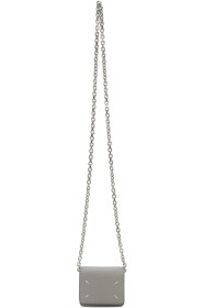 Maison Margiela - Sac portefeuille à chaîne gris Stitch