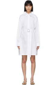 Maison Margiela - White Poplin Double Collar Dress