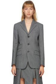 Maison Margiela - Black & Grey Double Pocket Blazer