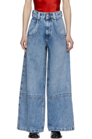 Maison Margiela - Blue Wide-Leg Jeans