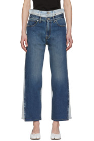 Maison Margiela - 蓝色 Double 牛仔裤